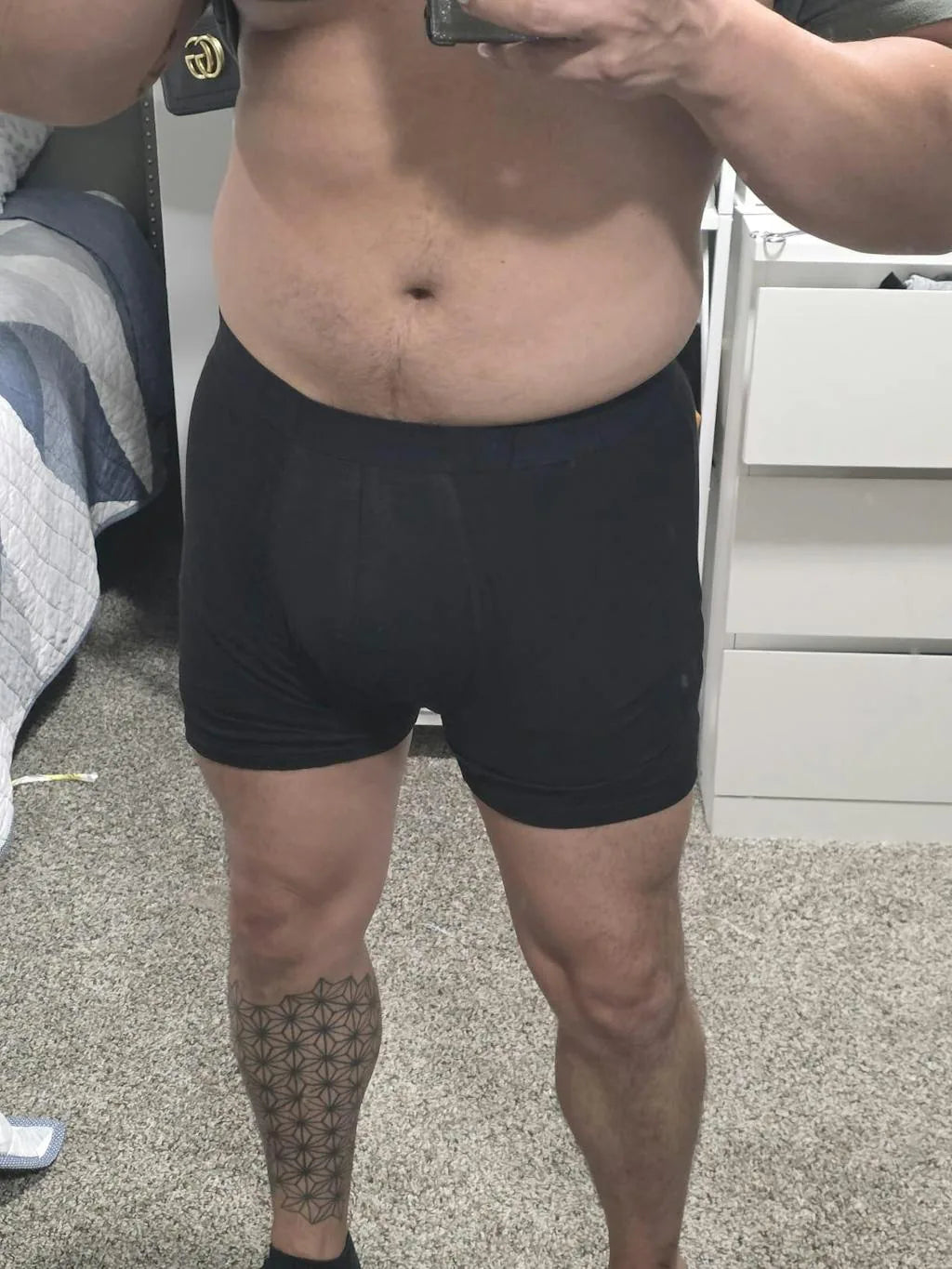 Regular boxer fit in real life
