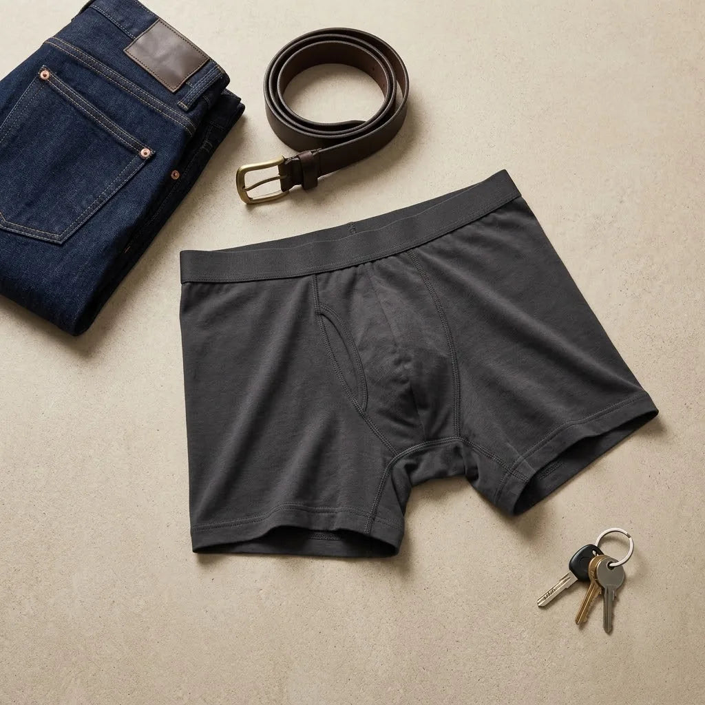 Men’s Washable Incontinence Boxer in an everyday setup